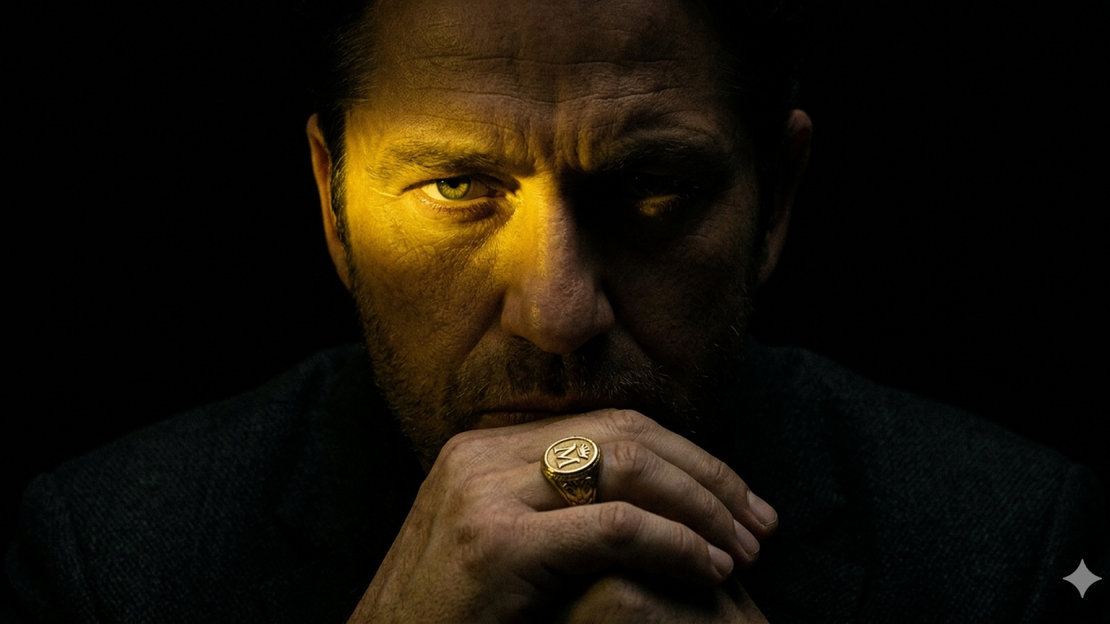 Sombra de uma pessoa entrando em uma sala antes dela, representando a Lei 5 das 48 Leis do Poder.