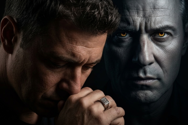 Diagrama da amígdala cerebral e sistema límbico explicando a reação ao poder na Lei 1 das 48 Leis do Poder.