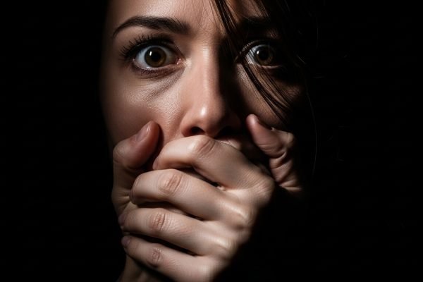 Um líder calmo e silencioso observando uma reunião, ilustrando a aplicação da Lei 4 das 48 Leis do Poder.