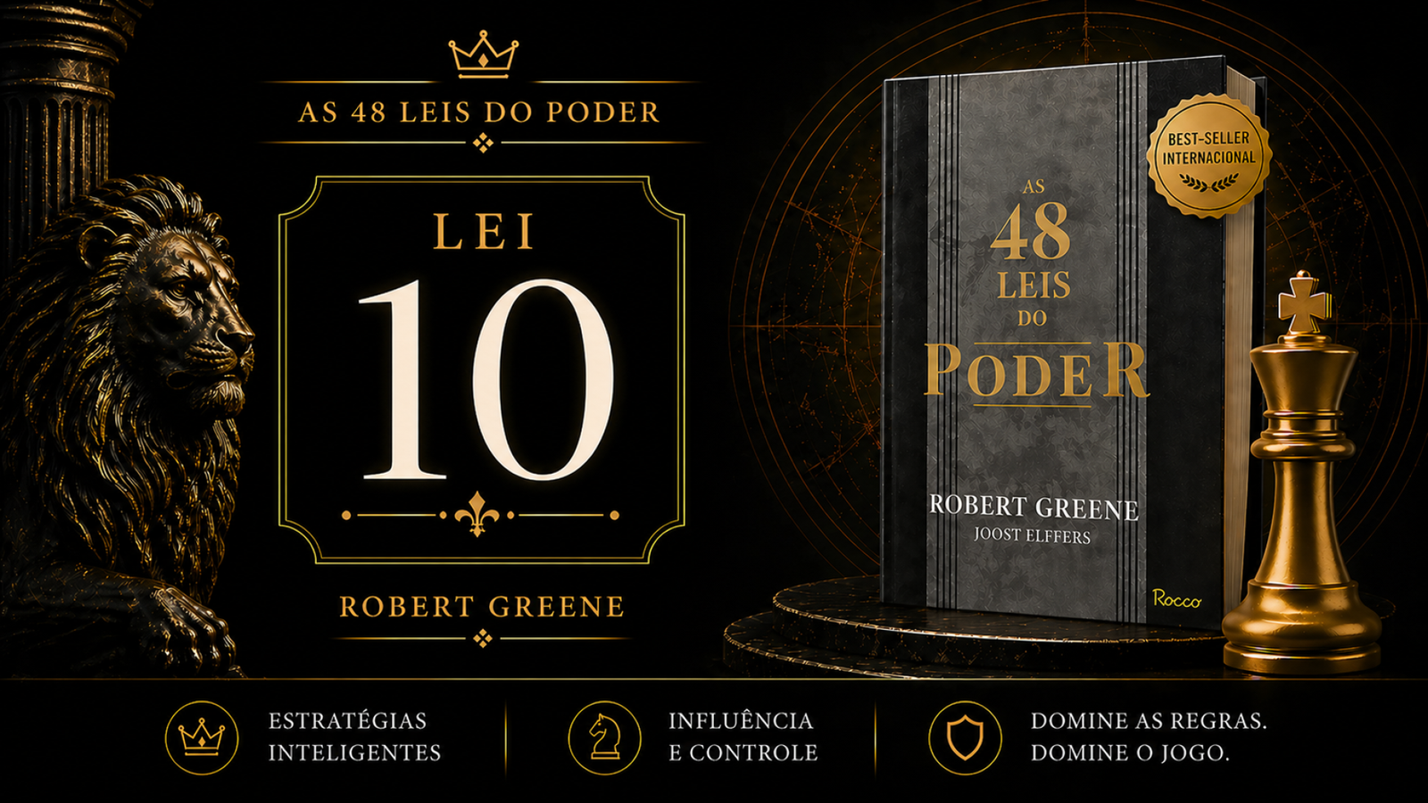 lei 10 das 48 leis do poder - marlon nascimento