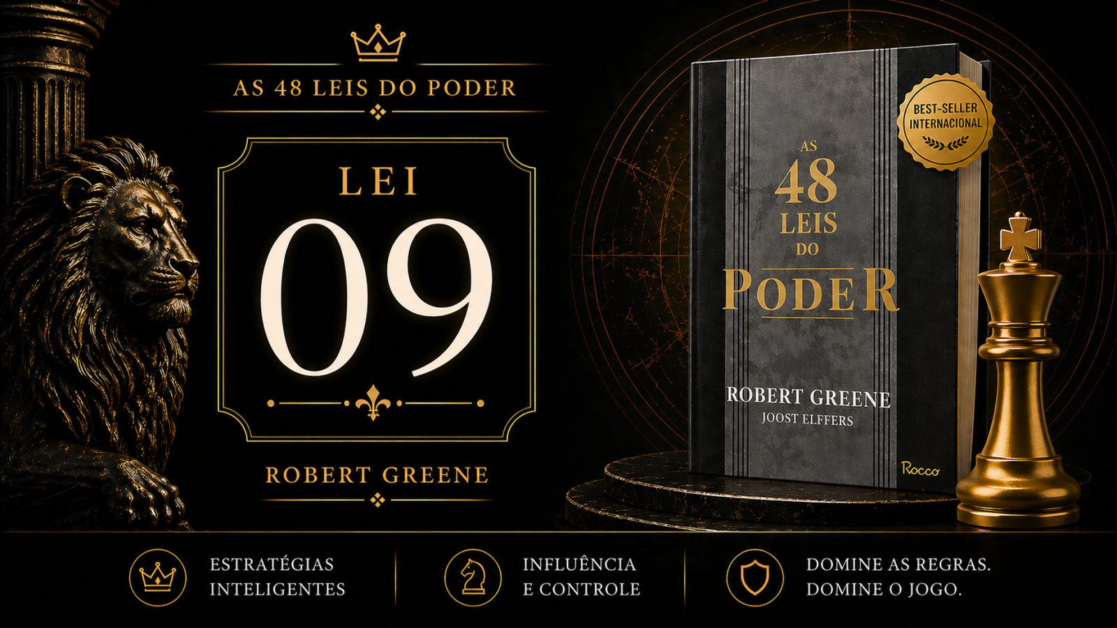 lei 9 das 48 leis do poder - marlon nascimento
